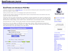 Tablet Screenshot of journal.bookfinder.com