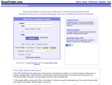 Tablet Screenshot of bookfinder.com
